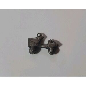 Vintage Sterling Silver Roller Skate Charm Tiny